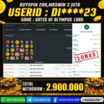 JACKPOT SLOT GACOR MAIN GATES OF OLYMPUS 1000 02 NOVEMBER 2025